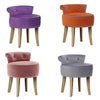 Scrollback Velvet Button Dressing Table Chair Vanity Stool Piano Stools Bedroom