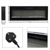 Insert/Wall Mounted 70inch Electric Fireplace LED Flame Fire Heater with Remote