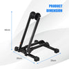 Folding Bike Stand Floor Parking Rack Bicycle Storage Display Holder For 16-29"