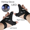 1 Pair Finger Gloves with LED Flashlight Outdoor Gear Rescue Torch Night Light