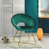 Velvet Accent Chair Modern Armchair Lounge Chairs Upholstered Leisure Chair