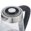 2200W/2.5L Electric Glass Kettle Stainless Quick Boil Water with Filter UK