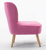 Velvet Accent Cocktail Sofa Armchair Bedroom Lounge Tub Chair Upholstered