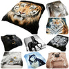 3D Animal Print Effect Mink Faux Fur Throw Fleece Blanket Soft Warm Bed Sofa