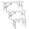 Catering Camping Heavy Duty Folding Trestle Table Picnic BBQ Party 4ft 5ft & 6ft