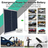 25W Watt Solar Panel Kit 12V Trickle Battery Charger RV Car Boat Maintainer