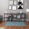 Bookcase 8 tier Bookshelf Book Shelving Unit Wood Display Rack Storage Organiser