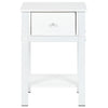 White Bedside Tables with Drawer Nightstand Cabinet Bedroom Furniture Storage