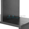 Wood Bookcase Bookshelf S Shape 6 Tier Shelves Free Shelving Storage Unit