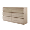 Oak Modern Bedside Table Cabinet Chest of Drawers 2 3 4 5 6 Drawer Bedroom UK