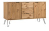 Industrial Wooden Sideboard Cabinet Cupboard Storage Furniture Drawers & Doors