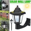 LED Solar Powered Wall Lanterns Sun Lights Ground Lamp Outdoor Garden Patio
