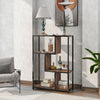 Industrial Bookcase 3-Tier Storage Rack Living Room Home Office Steel Frame