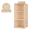 Tidy Hanger Kids Hanging Wardrobe Storage Organiser Shelf Clothes Bag Box Canvas