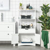 Bathroom Floor Storage Cabinet Kitchen Sideboard Standing Unit W/ Doors