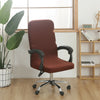 Office Chair Covers Large Stretch Computer Rotating Desk Slipcover with Zipper