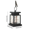 Waterproof LED Solar Powered Hanging Lantern Lights Outdoor Garden Table Lamp