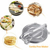 20cm Aluminium Cast Iron Corn And Flour Tortilla Roti Flatbread Press Maker UK