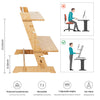 Adjustable Standing Desk Home Office Stand Up Laptop Keyboard Shelf Riser Desk