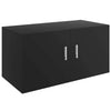 Wall Mounted Cabinet Floating Wall Shelf Storage Unit Cupboard 2 Doors White