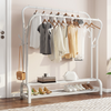 Heavy Duty Double Clothes Rail Hanging Rack Garment Display Stand Storage Shelf