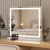 Hollywood Vanity Make Up Mirror with Lights 18-LED Tabletop Wall Metal 80x62cm