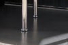 Modern Square 2 Tier Glass Coffee Side Table Storage Shelf Rack Living Room Uk