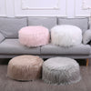 Faux Fur Inflatble Soft Warm Cosy Fluffy Shaggy Cuddly Foot Stool Seat Chair UK