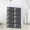 24PCS Plastic Flip Shoe Storage Box Organiser Transparent Stackable Foldable