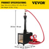Gas Propane Forge Furnace Burner Knife Making Blacksmith Farrier Portable