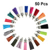 50Pcs Tassel Pendants DIY Charms Jewelry Making Accessories for Craft Necklace