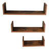 Set of 3 Floating Wall Shelves Picture Ledge Display Rack Bookcase Hanging Shelf