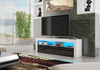 Reema II 130cm TV Stand Sideboard Matt Body & High Gloss Doors Cabinet Unit +LED