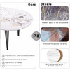 2PCS Stackable Coffee Table Marble Elegant Center Nest Side End Table Furniture