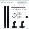 Kitchen Utensil Hanging Rail Rack Wall Mounted Organiser Stainless Steel Holder