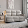 BERLIN 1+2+3 FABRIC MANUAL RECLINER DRINKS CONSOLE LIVING ROOM RECLINING SOFA