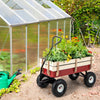 Garden Wagon Outdoor Children Trolley Cart Kids Trailer Pull Along Transport He