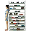 10 Tier Shoe Storage Rack Stand Organiser Cabinet Shelf Assemble no Dust Cover