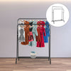 Metal Clothes Rail Hanging Rack Garment Display Stand Coat Storage Shelf Home