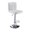 1/2pcs Faux Leather Bar Stools Breakfast Kitchen Chair Swivel Bar Stools Modern