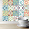 10pcs Moroccan Tile Sticker Bathroom Kitchen Waterproof Wall Decal DIY Home Deco