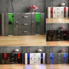 LED Sideboard 2 Door 3 Drawer Buffet Storage Cabinet Cupboard High Gloss