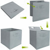 1/4/8x Foldable Storage Canvas Collapsible Box Clothes Toy Organizer Fabric Cube