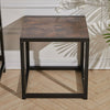 Industrial Wood Metal Coffee Table Sofa Side End Table Bedside Table Nightstand