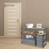 Fabric Cabinet Storage Unit Chest of Drawers Metal Frame Organiser Bedside Table