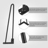 4X Hairpin Table Legs 8 inch Heavy Duty Desk Legs for DIY Handcrafts Furniture