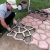 Concrete Paving Mould Reusable DIY Garden Walk Driveway Path Making Maker Mold