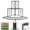 3 Tier Iron Outdoor Plant Pot Stand Flower Display Shelf Rack Home Garden Indoor