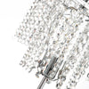 Crystal Table Desk Lamp Chrome Bedside Night Light Lampshade Home Light Fixture
