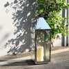 Garden Candle Lanterns Large Outdoor Tealight Candle Holder Metal Hanging/Stand